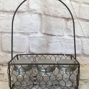Chicken Wire Basket Decor